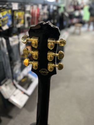 Epiphone - Les Paul Custom Pro - Ebony with Gold Hardware 5
